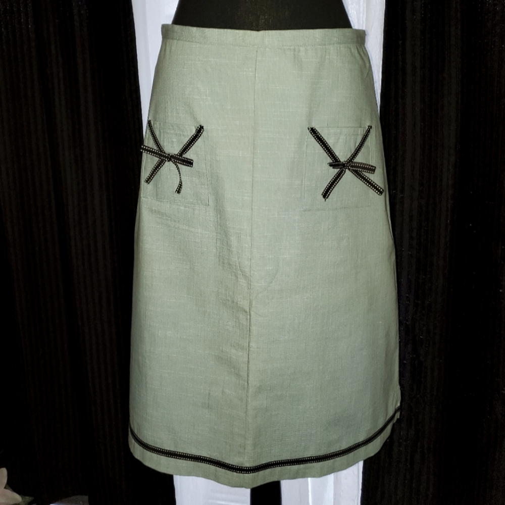 E.C. Star Baby Blue Hi-Waisted Pencil Skirt SIZE M